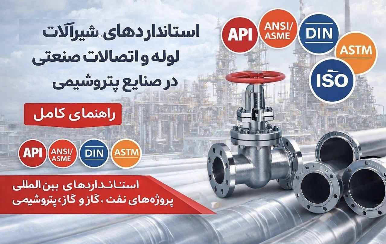 استانداردهای شیرآلات، لوله و اتصالات صنعتی | راهنمای کامل صنایع پتروشیمی – البرز صنعت